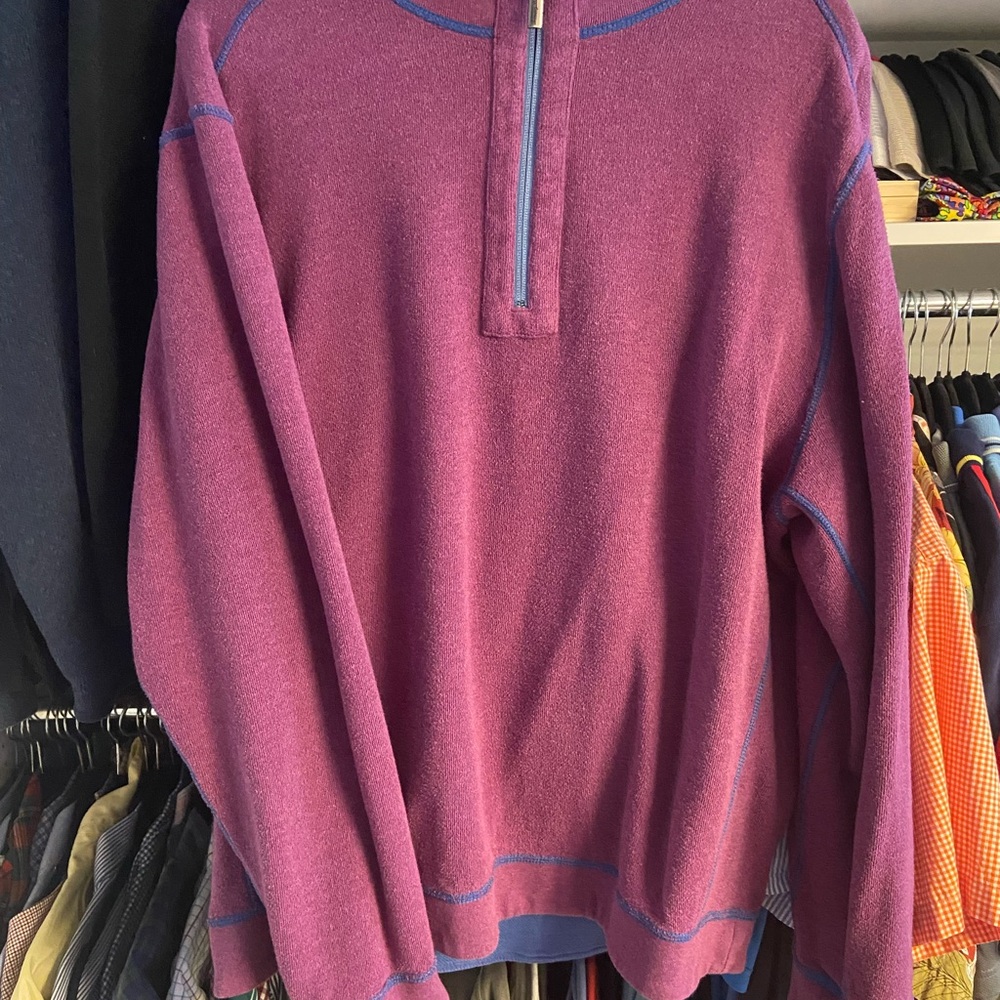 Tommy Bahama reversible pullover. XL